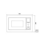 Ficha técnica e caractérísticas do produto Forno Micro - Ondas Embutir 25 Litros Inox 60 - 94880/001 - Tramontina