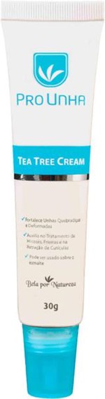 Ficha técnica e caractérísticas do produto Fortalecedor de Unhas Pro Unha Tea Tree Cream (30g) - Pro Unha