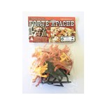 Ficha técnica e caractérísticas do produto Forte Apache Conj C/ 12 Figuras Índios e 2 Cavalos - Gulliver