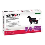Ficha técnica e caractérísticas do produto Fortekor 5 (28 Comprimidos Palatáveis) - Novartis