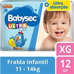 Ficha técnica e caractérísticas do produto Fralda Babysec Galinha Pintadinha Ultrasec Xg 12 Unids, Babysec, XG