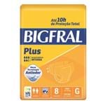 Ficha técnica e caractérísticas do produto Fralda Bigfral G Plus Pacote com 8 Unidades