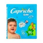 Ficha técnica e caractérísticas do produto Fralda Capricho Baby Tamanho EG Pacote com 16 Fraldas Descartáveis