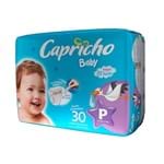 Ficha técnica e caractérísticas do produto Fralda Capricho Baby Tamanho P Pacote com 30 Fraldas Descartáveis