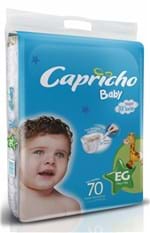 Ficha técnica e caractérísticas do produto Fralda Capricho Baby - Tamanho XG - 70 Unidades