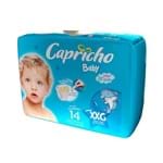 Ficha técnica e caractérísticas do produto Fralda Capricho Baby Tamanho XXG Pacote com 14 Fraldas Descartáveis