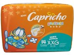 Fralda Capricho Garfield Baby Tam XXG 14 Unidades - com Indicador de Umidade e Tecnologia Respirável