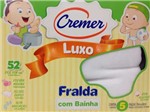 Ficha técnica e caractérísticas do produto Fralda Cremer Luxo com Bainha Branca 5 Peças