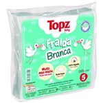 Ficha técnica e caractérísticas do produto Fralda de Pano Branca Topz Baby Pacote com 5 Unidades
