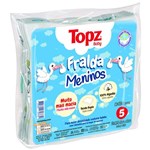 Ficha técnica e caractérísticas do produto Fralda de Pano Estampa Menino Topz Baby Pacote com 5 Unidades