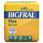Ficha técnica e caractérísticas do produto Fralda Geriatrica Bigfral Plus P 10 Un