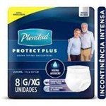 Ficha técnica e caractérísticas do produto Fralda Geriátrica Plenitud Protec Plus Pants G/Xg C/8