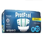 Ficha técnica e caractérísticas do produto Fralda Geriatrica Protfral Premium - M C/20