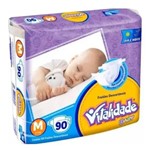 Ficha técnica e caractérísticas do produto Fralda Infantil Vitalidade Baby M / 90 - Kairós