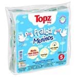 Ficha técnica e caractérísticas do produto Fralda Meninos Estampada Topz Baby 65 X 65cm C/5 Un