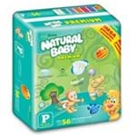 Ficha técnica e caractérísticas do produto Fralda Nat.Baby Premium Mega Pq C/56
