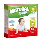 Ficha técnica e caractérísticas do produto Fralda Natural Baby Hiper Xg