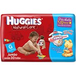 Ficha técnica e caractérísticas do produto Fralda Natural Care - G - 30 Unidades - Huggies