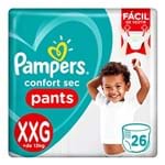 Ficha técnica e caractérísticas do produto Fralda Pampers Confort Sec Pants Mega, XXG, 26 Unidades