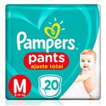Ficha técnica e caractérísticas do produto Fralda Pampers Confort Sec Pants Pacotão - M - 20 Unidades