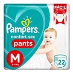 Ficha técnica e caractérísticas do produto Fralda Pampers Confort Sec Pants Pacotão Tamanho M 22 Unidades
