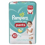 Ficha técnica e caractérísticas do produto Fralda Pampers Confort Sec Pants Pacotão Tamanho XG 16 Unidades