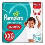 Ficha técnica e caractérísticas do produto Fralda Pampers Confort Sec Pants Pacotão Tamanho XXG 16 Unidades