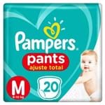 Ficha técnica e caractérísticas do produto Fralda Pampers Pants Ajuste Total M 20 Tiras FD PAMPERS PANTS AJUSTE TOT JUMBO- MED 20UN