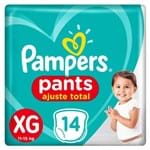Ficha técnica e caractérísticas do produto Fralda Pampers Pants Ajuste Total XG 14 Tiras FD PAMPERS PANTS AJUSTE TOT JUMBO- XG 14UN