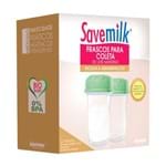Ficha técnica e caractérísticas do produto Frasco para Coleta de Leite Materno Cor Verde SaveMilk 2 Unidades