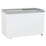 Ficha técnica e caractérísticas do produto Freezer Horizontal Gelopar (Dupla Ação) Porta de Vidro 410 Litros GHDE-410 Branco