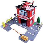 Ficha técnica e caractérísticas do produto Fresh Metal Play Places Build & Play Fire Station - Maisto