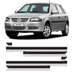 Ficha técnica e caractérísticas do produto Friso Lateral Gol / Parati Giv 2005 a 2009 4p - Kit 6 Peças