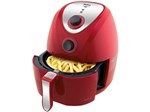 Fritadeira Elétrica Sem Óleo/Air Fryer Philco - Air Fry Saúde Vermelha 3,2L com Timer