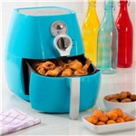 Ficha técnica e caractérísticas do produto Fritadeira Sem Óleo Fun Kitchen Fritalight Retrô 3L - Azul
