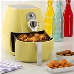 Ficha técnica e caractérísticas do produto Fritadeira Sem Óleo Fun Kitchen Retrô Fritalight 3L - Amarelo