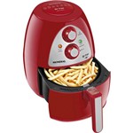 Ficha técnica e caractérísticas do produto Fritadeira Sem Óleo Mondial com Timer Air Fryer Family Inox Vermelha 127v