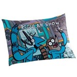 Ficha técnica e caractérísticas do produto Fronha Avulsa Estampada Regular Show - Lepper - Azul Claro