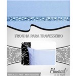 Ficha técnica e caractérísticas do produto Fronha C/ Fita 50x70cm - Azul - Percal 233 Fios - Plumasul
