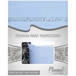 Ficha técnica e caractérísticas do produto Fronha com Sianinha Plumasul Percal 233 Fios 100% Algodão - Azul