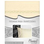 Ficha técnica e caractérísticas do produto Fronha com Sianinha Plumasul Percal 233 Fios 100% Algodão - Bege