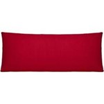 Ficha técnica e caractérísticas do produto Fronha para Travesseiro de Corpo com Ziper Juma - Vermelho