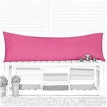 Ficha técnica e caractérísticas do produto Fronha para Travesseiro de Corpo com Ziper - Pink Juma