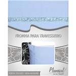 Ficha técnica e caractérísticas do produto Fronha-Percal 233 Fios-Azul com Sianinha Azul-50x70