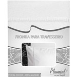 Ficha técnica e caractérísticas do produto Fronha-Percal 233 Fios-Branca-Ponto Palito-50X150 - Plumasul