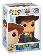 Ficha técnica e caractérísticas do produto Funko Pop Disney Toy Story 4 Sheriff Woody 522