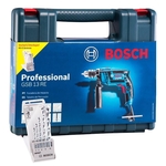 Ficha técnica e caractérísticas do produto Furadeira 650W Impacto Bosch Gsb13 1/2 Maleta 5 Brocas 110V