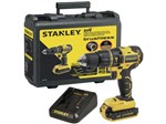 Furadeira e Parafusadeira a Bateria de Impacto - Stanley 20V 2 Velocidades 1/2” com Maleta 5 Peças