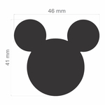 Ficha técnica e caractérísticas do produto Furador Extra Gigante Premium Cabeça Mickey Mouse