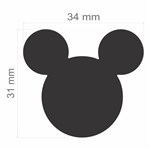 Ficha técnica e caractérísticas do produto Furador Gigante Premium (E.V.A) Cabeça do Mickey Mouse Ref.19526-FGAD01 Toke e Crie